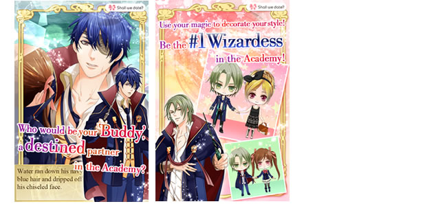 The leading Japanese otome game company, NTT Solmare proudly announced its release of “Shall we date?: Wizardess Heart+”!Be a part of the prestigious magic academy full of fantasy, wizarding adventure and wondrous romance!